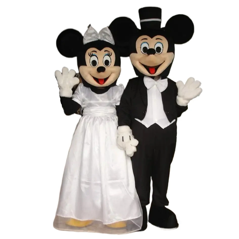 

Cosplay Suit Mouse Boy Mickey and Mouse Girl Minnie Cartoon character costume Mascot Advertising Costume Party Animal carnival