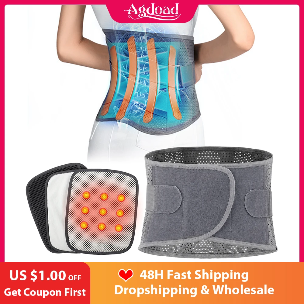 Lumbar Support Belt Lower Back Brace Pain Relief Corset For Men Women Health Care Sports Waist