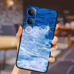 Cartoon Shockproof Soft Silicone TPU Phone Back Case - Protective Shield Bumper Cover for -Vivo V50 Lite 4G 5G (G16.CH.4)