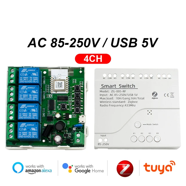 4CH Zigbee 85-250V