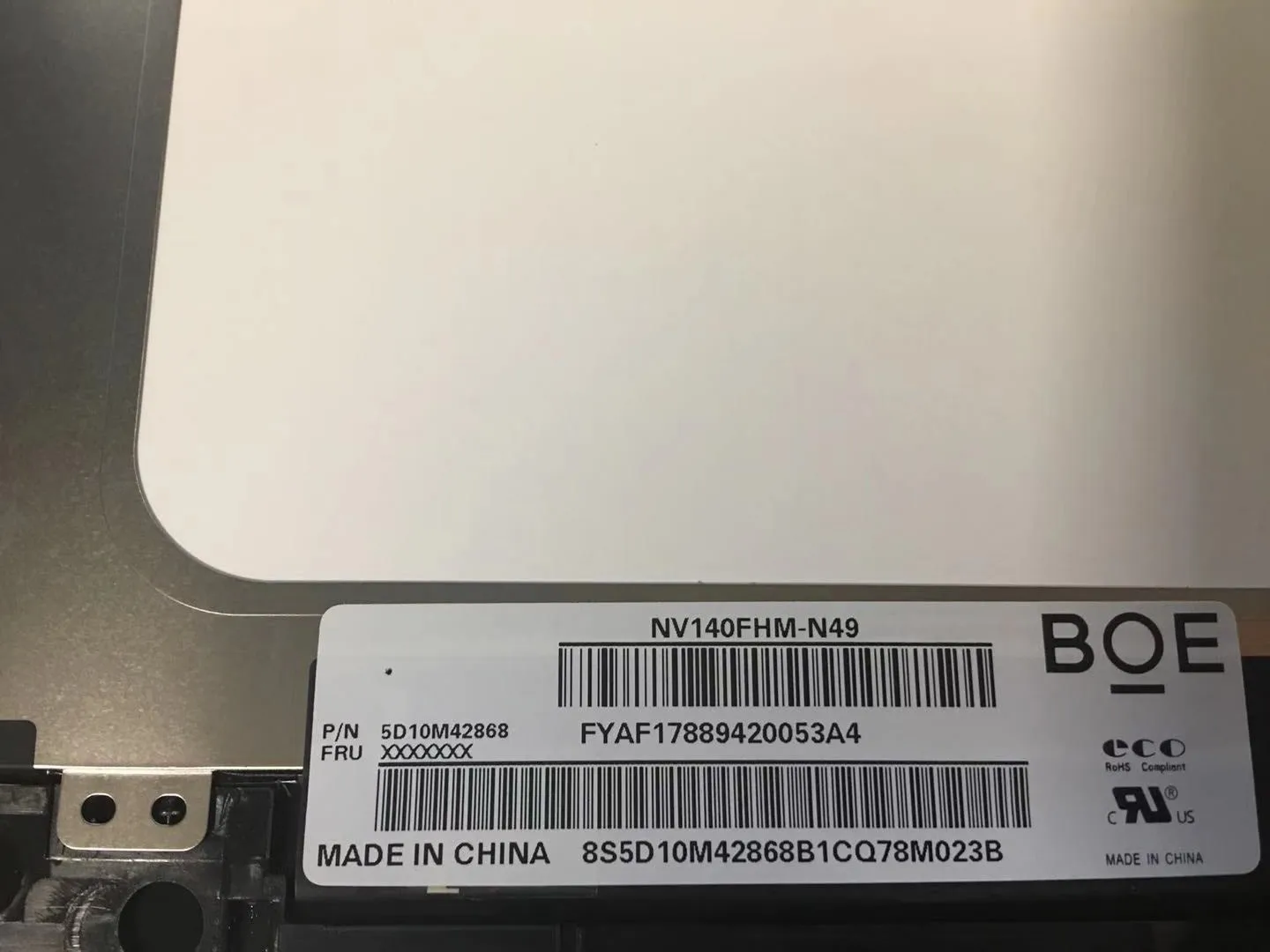 Portátil Ips Tela Lcd Nova Matriz de Exibição Led Edp 30 Pinos Painel Nt140fhm-n44 Nv140fhm-n44 Nv140fhm-n49 14.0 - Imagem 2