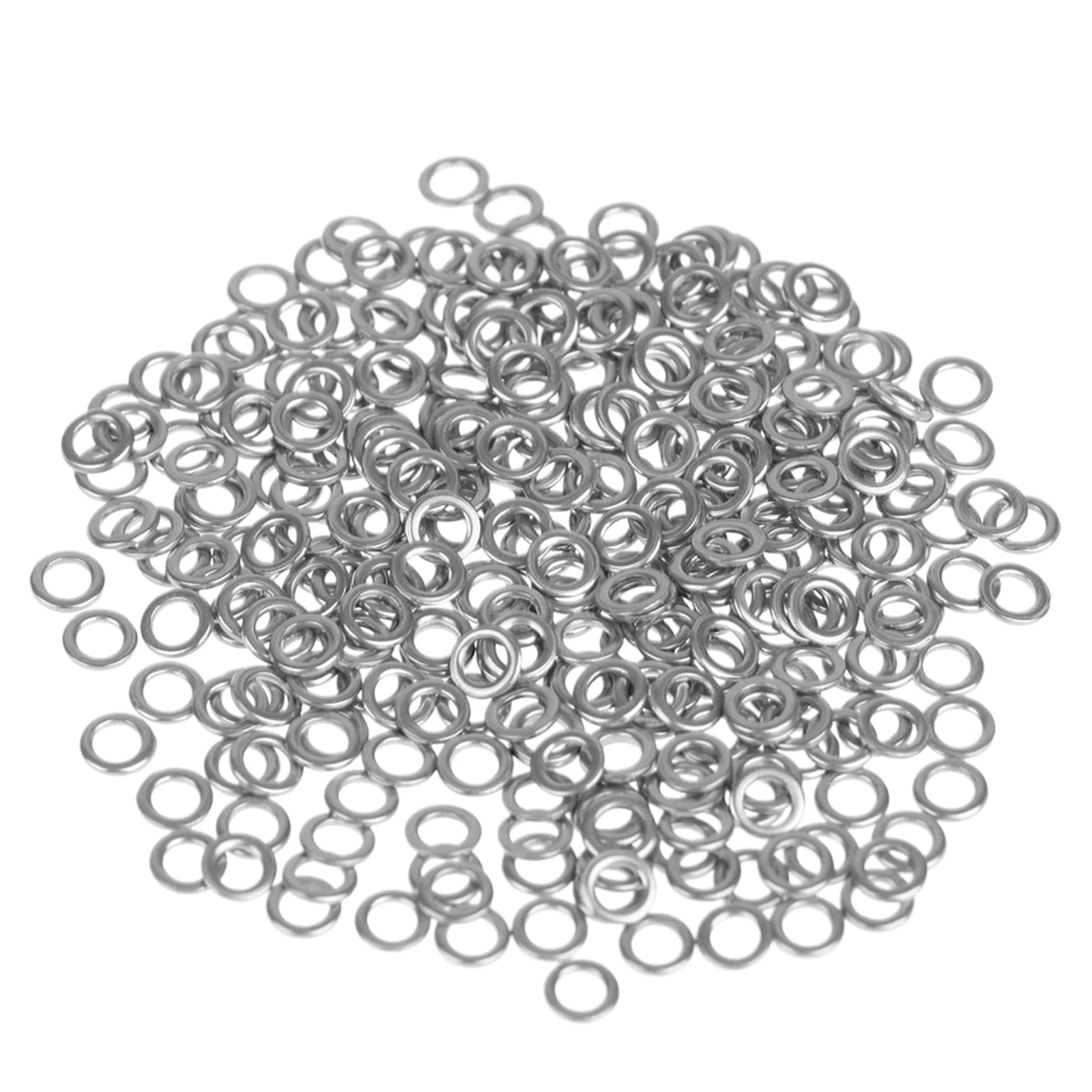 

Fly Fishing Tippet Rings Stainless Steel Fishing Line Ring Lightweight Lure