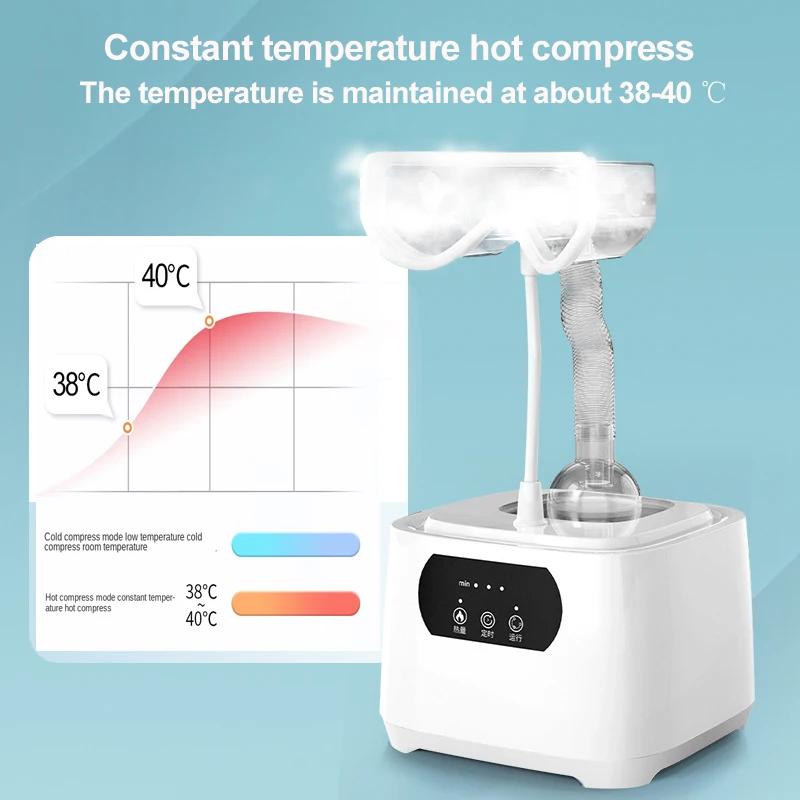 Smart Cold Hot Eye Small Molecule Nebulizer Atomizer Relieve Eye Fatigue Moisturizing Eye Spa Device Reduce Dark Circles Home 4