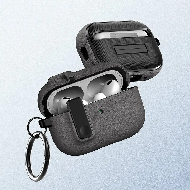 Shockproof Locking Case with Lanyard and Keychain