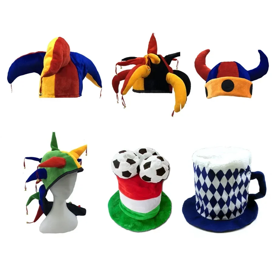 Hamburger Pizza Football Lobster Clown Roasted Turkey Hat Costume Birthday Party for Kids Children Adults Accessories