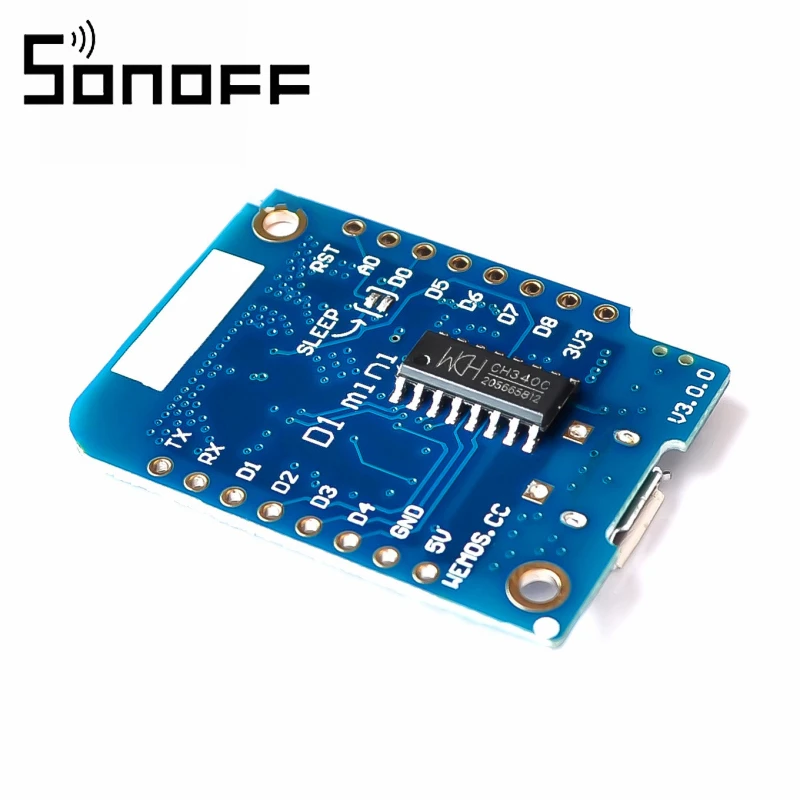 protesta gastar Rancio SONOFF Placa de desarrollo WIFI ESP8266 ESP 12 CH340G CH340 V2 USB WeMos D1  Mini V3.0.0, placa NodeMCU Lua IOT, 3,3 V| | - AliExpress