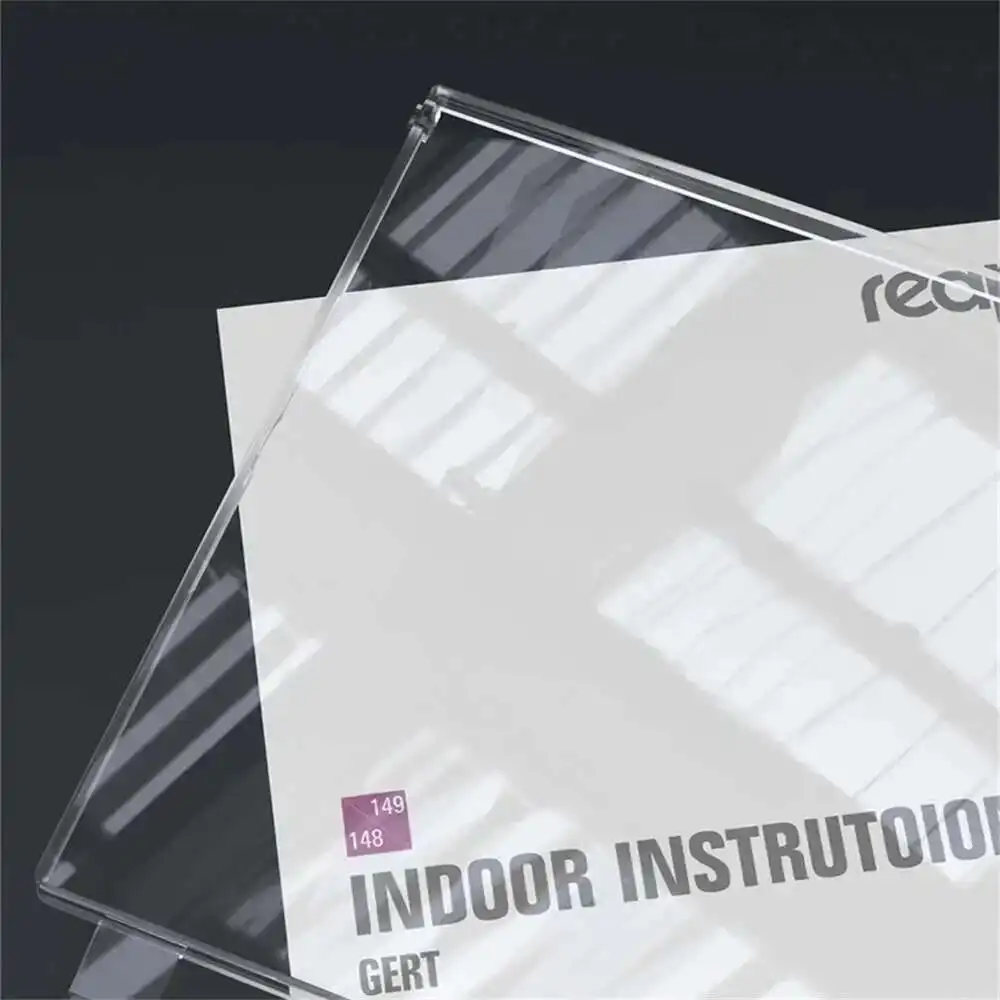 149*64mm Office Business Door Sign Holder Plastic Wall Mount Name Plate Holder, Flat Sign Holder Reusable