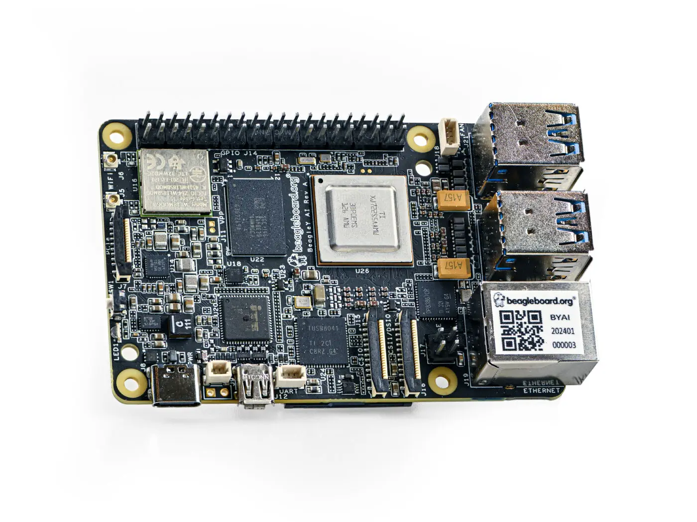 BeagleYAIAM67AAIvisionprocessor64bitArmCortexA53CPUcores