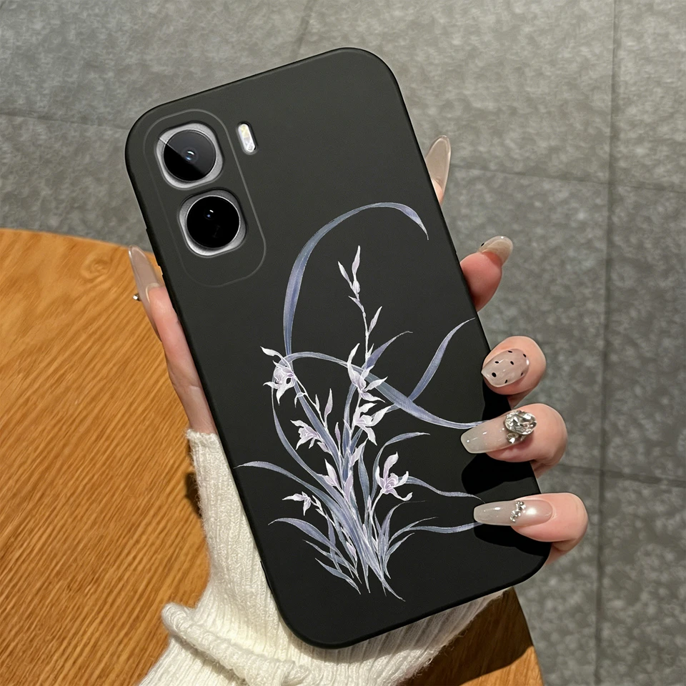 Cute Animal Bowknot Star Koi Pattern Soft Matte Silicone Shockproof Protective Phone Case