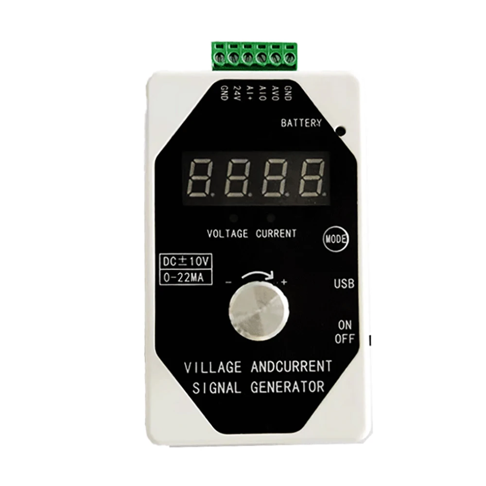 Handheld Signal Generator 0-4-20mA Voltage Current 0-10V/0-5V/0-3V/0-1V Output Checker Tester Monitor 6