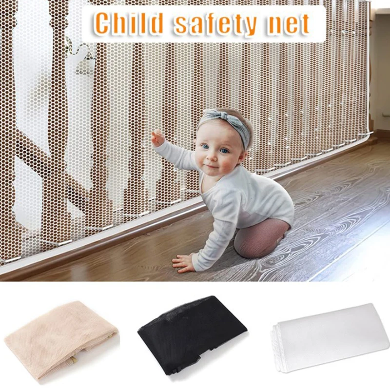 Durable Child Safety Net Multipurpose Bannister Guard Deck Fence Fine Mesh for Balcony Stairs Dog Safety Fence Cage Child Safety Net