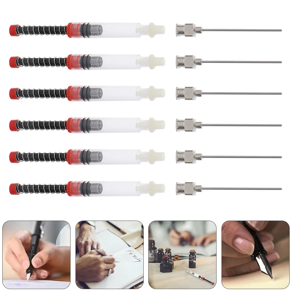 

ink Pen Fountain Syringe Absorber Filler Converter Auxiliary Spring Absorption Tool Fill Assistant Device Student Cartridge