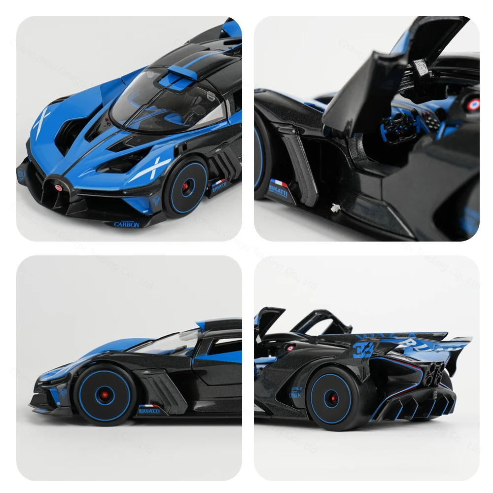 Maisto 1:24 Bugatti Bolide Sports Car Static Die Cast Vehicles Collectible Model Car Toys 6