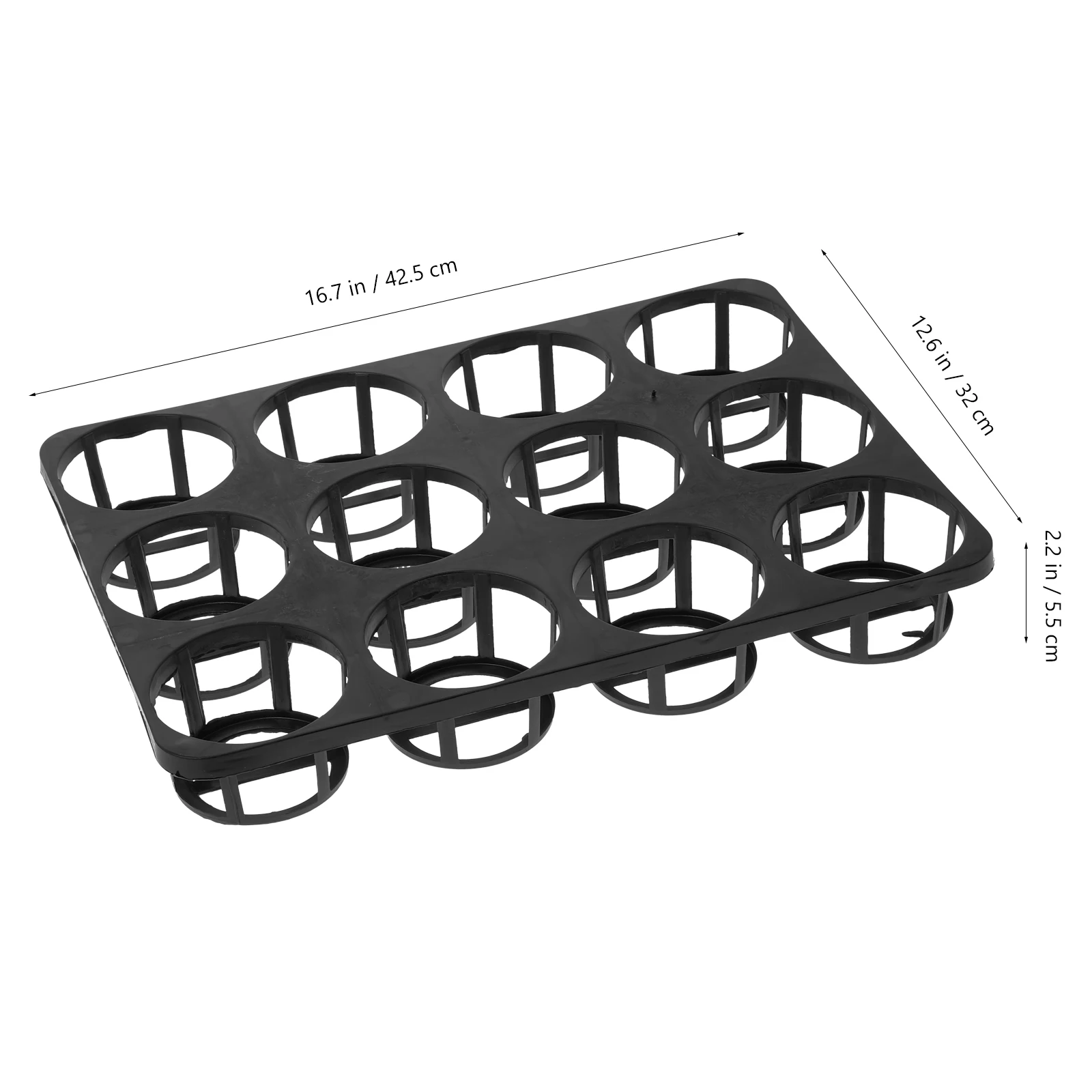 2szt 12/15 otworów Doniczki do sadzenia roślin Uchwyt na tacę do kwiatów Uchwyt na tacę do szkółek Doniczka na sukulenty Szklarnia Materiały ogrodowe