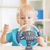 Simulation Steering Wheel Toys Driving Car Electric Kids Sound Music Toys Early Education Copilots Stroller Toys Christmas Gifts 2