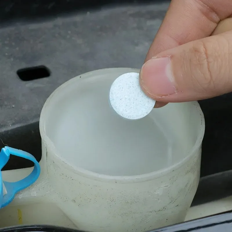 Windshield Washer Tablets Concentrated Effervescent Car Wash Tablets for Quick Cleaning Bug & Dirt Remover Car Care Essentials