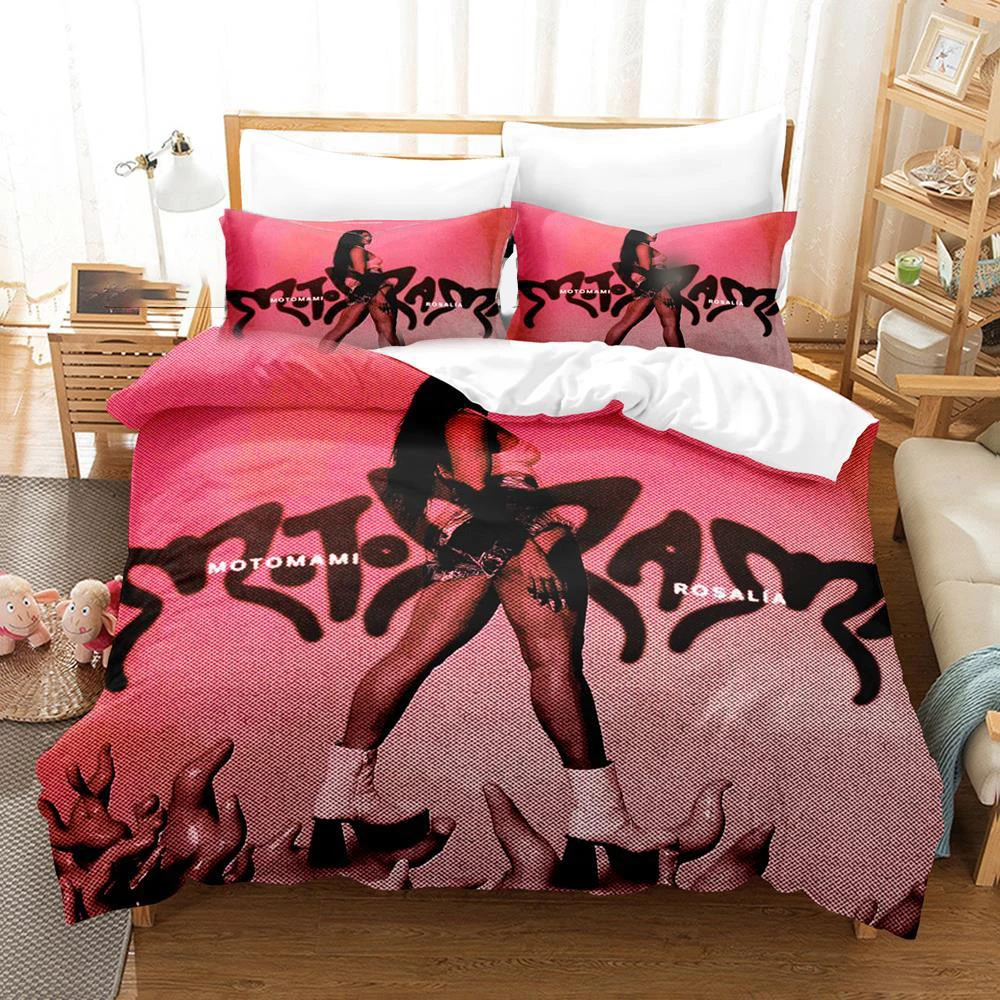 

Rosalia Album Motomami Bedding Set Duvet Cover Bedroom Comforter Covers Single Twin King ​Size Quilt Cover Home Textile 2/3PCS