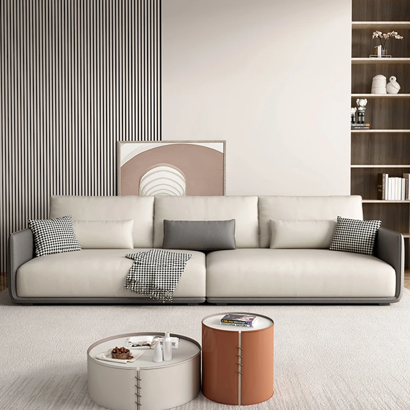 

Modern Simple Luxury Sofa Fabric Waterproof Apartment Combination Sofa Living Room Sillon Relax Reclinable Para Salon Furniture