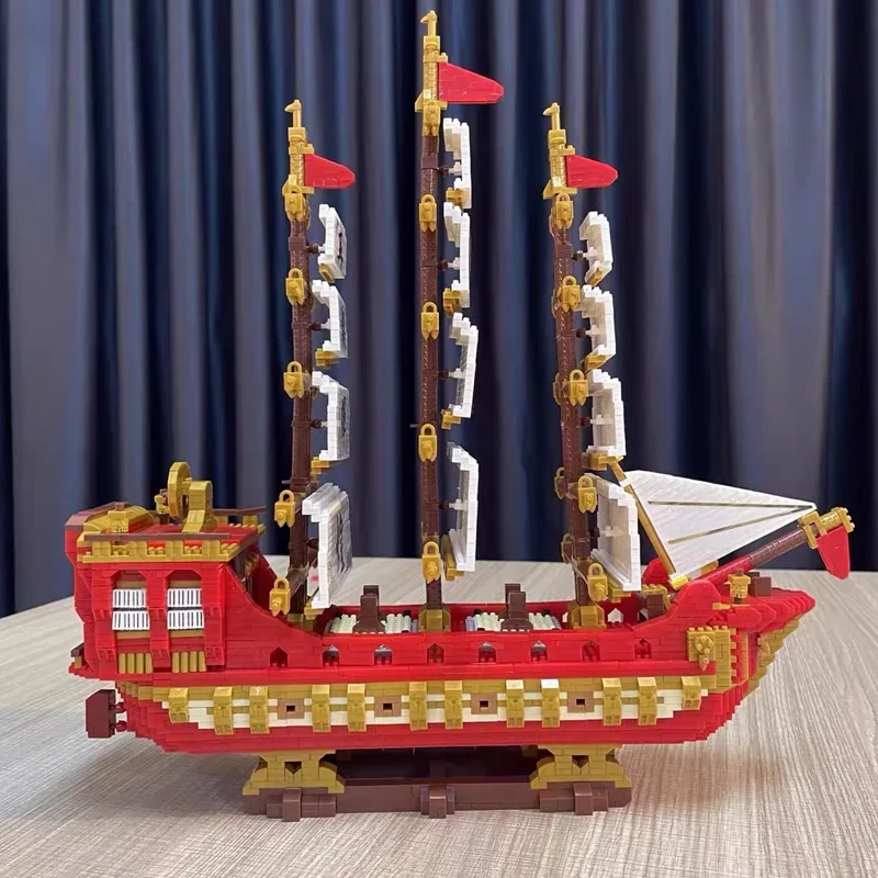 Dr.star 789 Ancient Lucky Sailboat Flag Pirate Ship Fortune