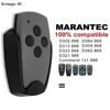 MARANTEC 868MHz Garage Door Remote Control Digital  D302 D304 D321 D323 D382 D384 868.3MHz Fixed Code Transmitter Gate Keyfob 4