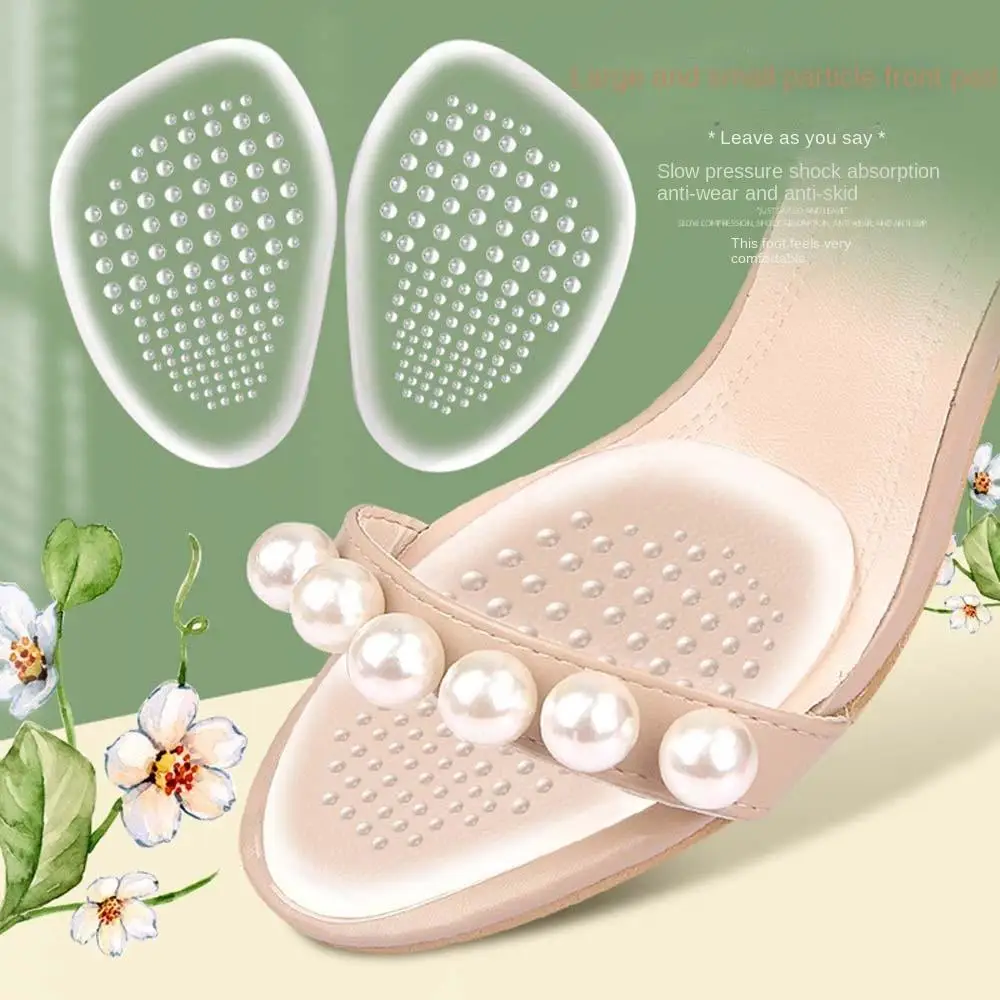

Comfort Padding Gel Forefoot Pads Support Forefoot Prevent Abrasion Gel Half Yard Insoles Non-Slip Foot Blister Relief Unisex