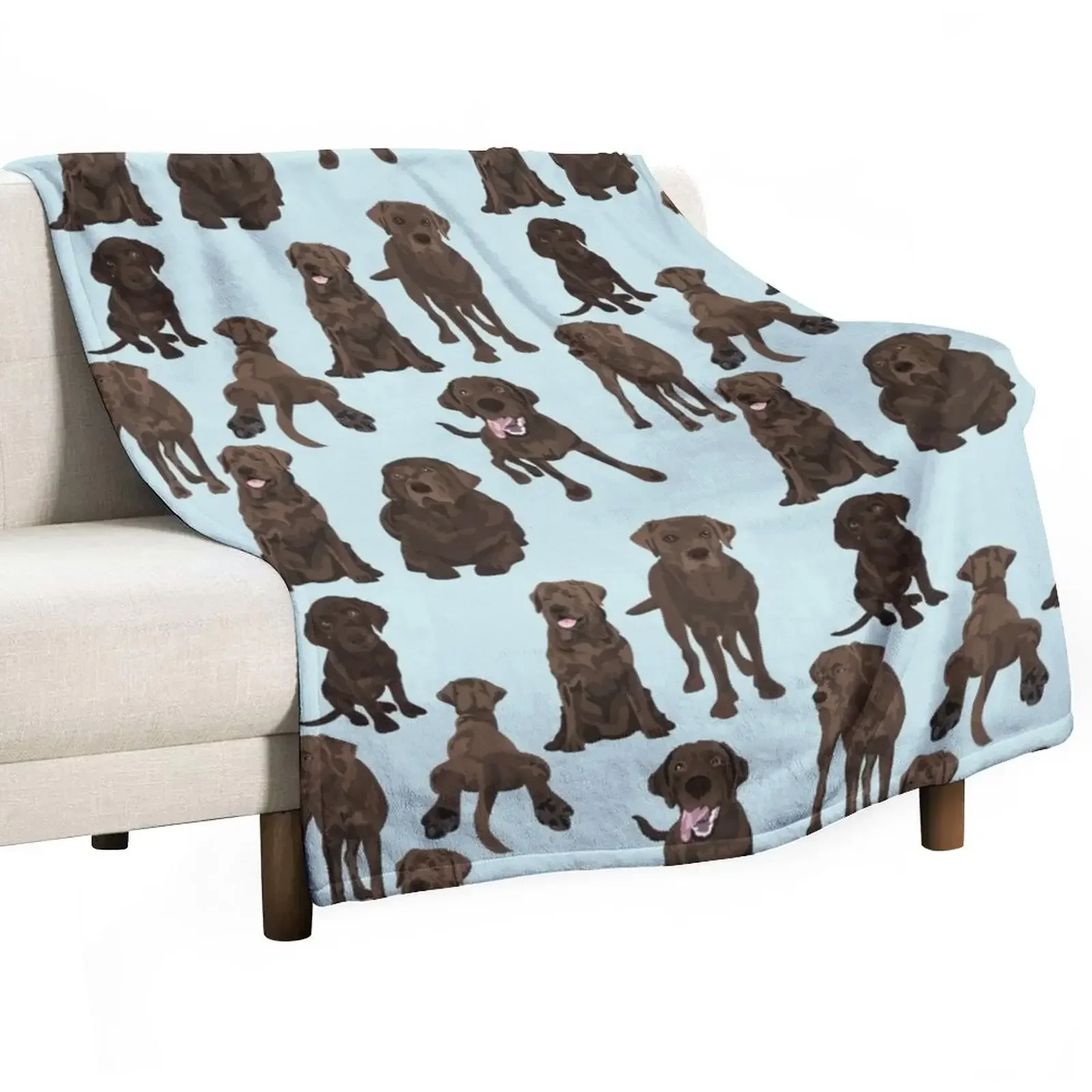 

Chocolate Lab Throw Blanket Blankets For Baby Furry Blankets
