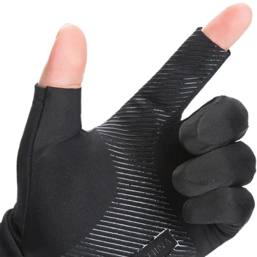 Sports Gloves Sunscreen Gloves Male Gloves Breathable Thin Anti UV Non Slip Motorcycle Gloves Touch Screen Gloves Outdoor Riding Racing Protective