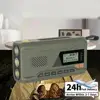 Portable DAB FM Radio with Flashlight BT Speaker Hand Crank Radio Emergency Weather Radio for Emergency Camping Storm Survival 1