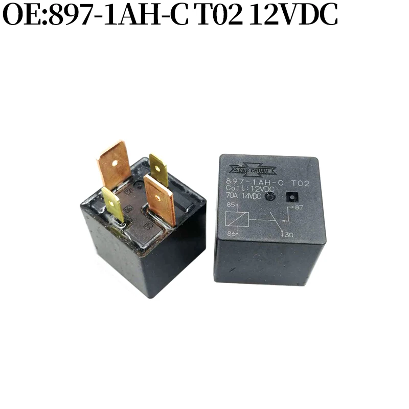 

897-1AH-C T02 12VDC 8971AHCT0212VDC автомобильный релейный переключатель для автомобильных аксессуаров Высокое качество Новые автозапчасти