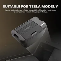 Портативный автомобильный холодильник TSL35 для Tesla Y, автомобильная морозильная камера 37qt (35 л), холодильник с быстрым охлаждением-4 ℉ ~68 ℉ , 12/24 В постоянного тока для улицы, кемпинга — изображение 6