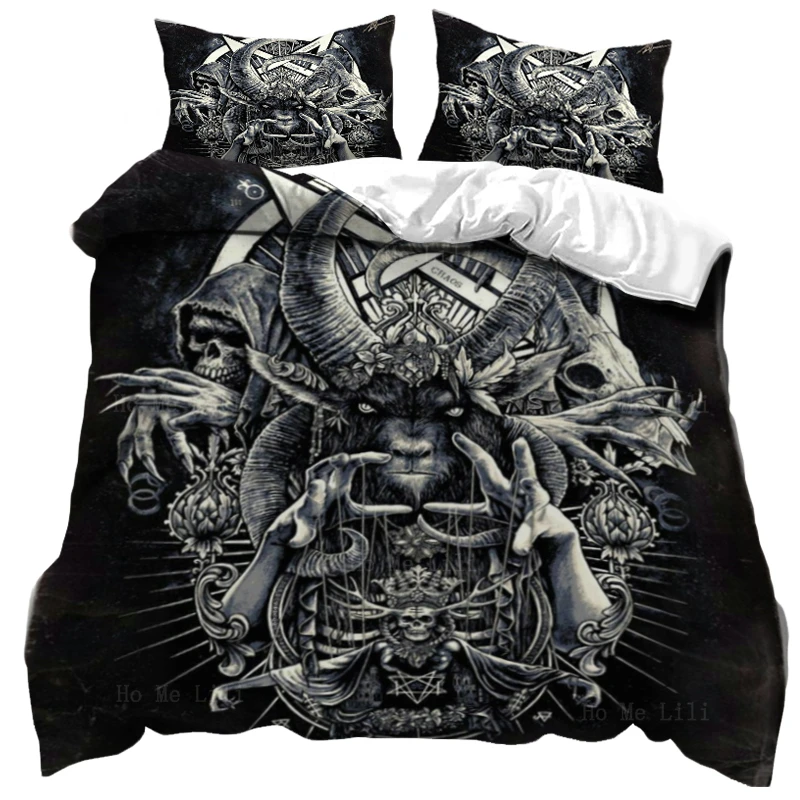 Satanic Pentagram Drip Love Seat Slip Cover-Satanic Home Decor-Satanic Goth  Occult Decor