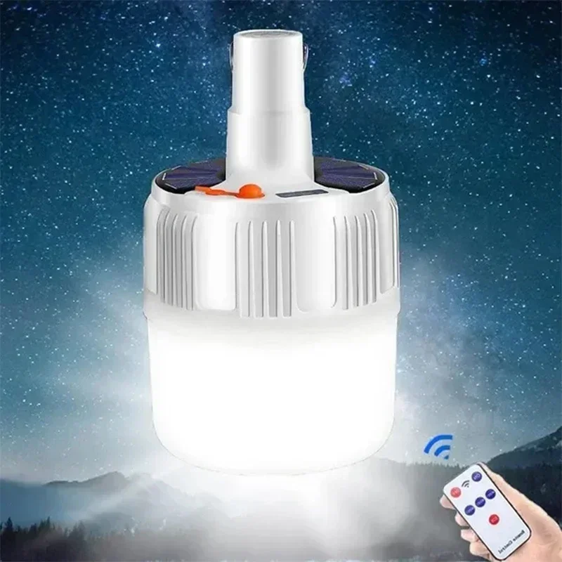 Description Picture 5 of itemOutdoor Solar Camping Light Bulb Portable Emergency Lamp Tent LED Hook Up Hanging Camping Search Lights Lantern Hiking 2/1PCS