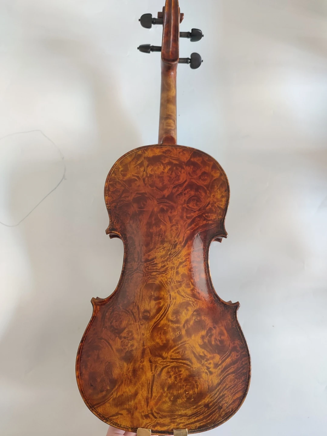4/4 Handmade Bird's Eye Solid Wood Spruce Panel Maple Back Violin for Professional Child Student Beginner acoustic violin violin accessories