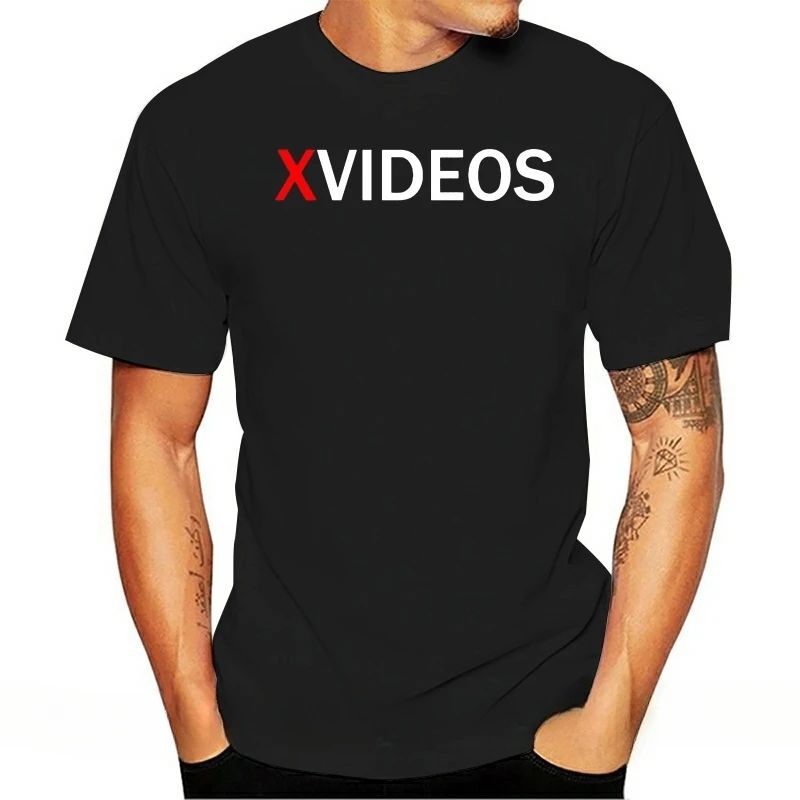 

Chic XVIDEOS graphic print Fashion Street wear casual Harajuku summer men women universal crew-neck short-sleeved T-shirt