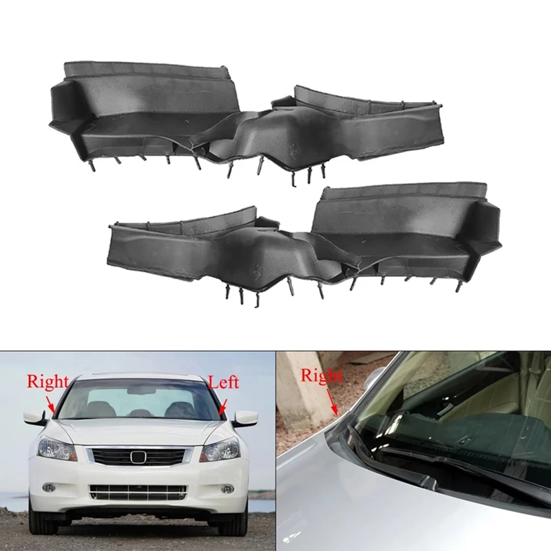 

2 шт., накладки на переднее ветровое стекло для Honda Accord 2008-2013