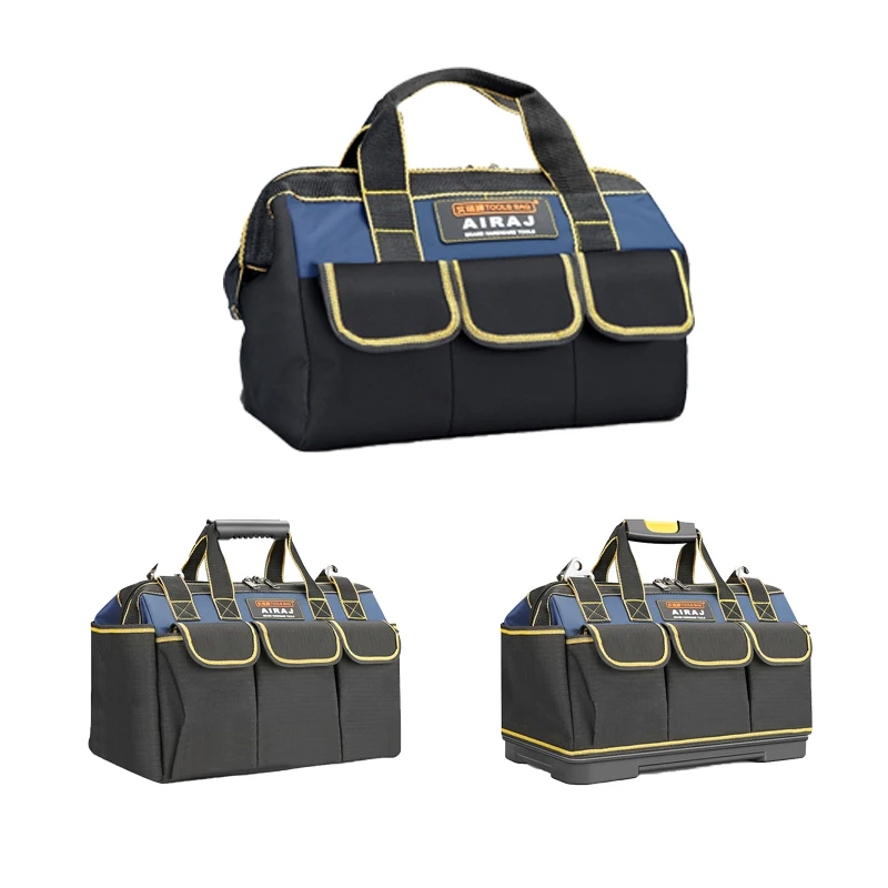 

Сумка для инструментов AIRAJ, 13/15/17/19/21/23 дюймов, сумка электрика 1680D, ткань Оксфорд, водонепроницаемая, износостойкая, с сильным хранилищем инструментов