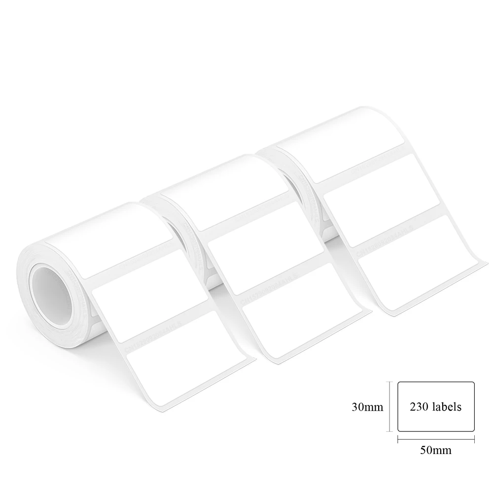 Compact Portable Thermal Label Printer - Marklife P50 Mini Label Maker for Self-Adhesive Stickers