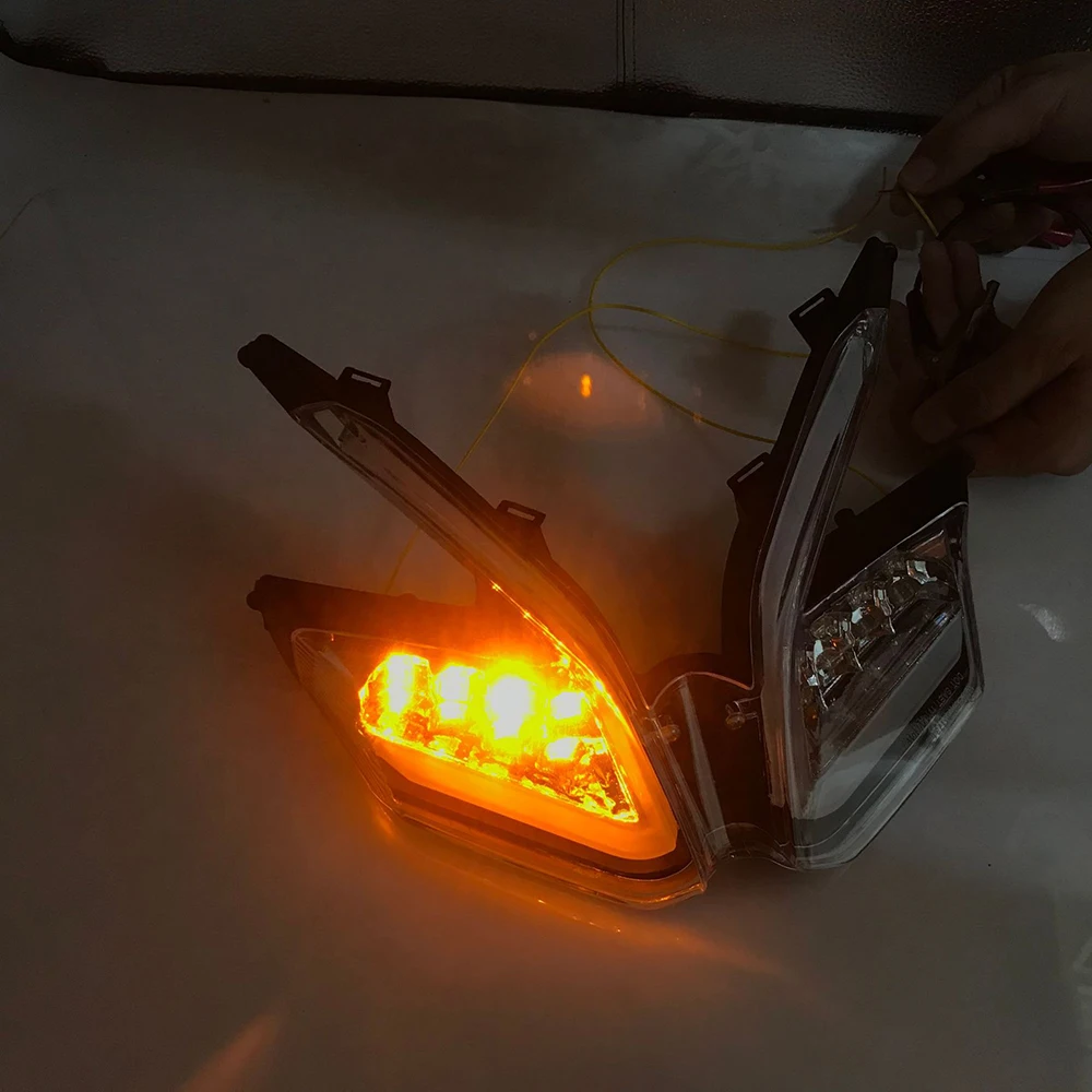 Motorcycle Rear Brake Light LED Taillight Blinker Indicator Shift Turn Signal Lights Lamp For Ducati 899 959 1199 1299 Panigale - - Racext 19