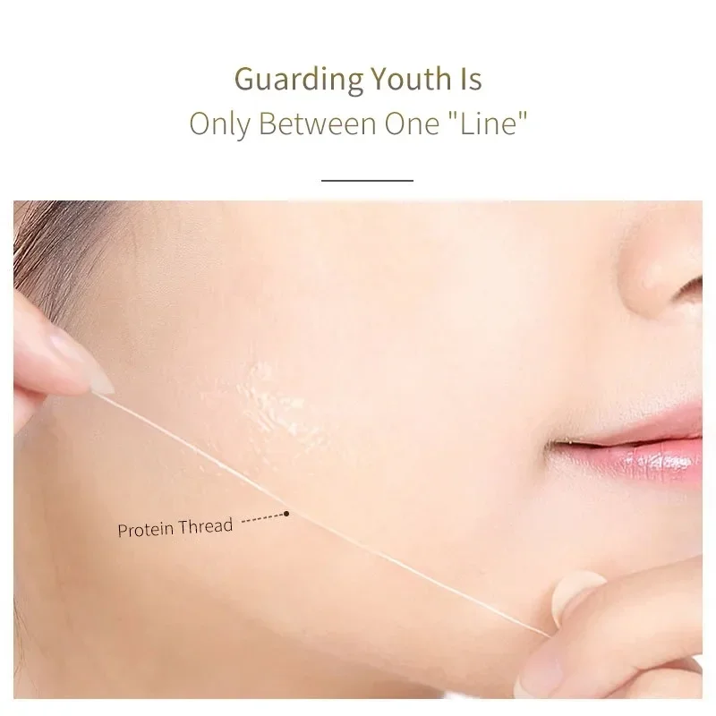 Soluble Face Lifting Threads Collagen Facial Essence Protein Peptide Gold Silk Wire Face Serum for Anti-Aging Firming Skin 3