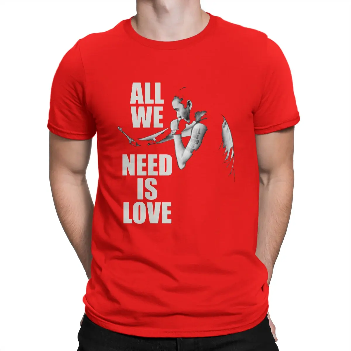 thumbnail image 1 of Camiseta de hip hop y rap latinoamericano para hombre, Canserbero, vintage, de algodón puro, cuello redondo, manga corta, talla 6XL, 1 of 7