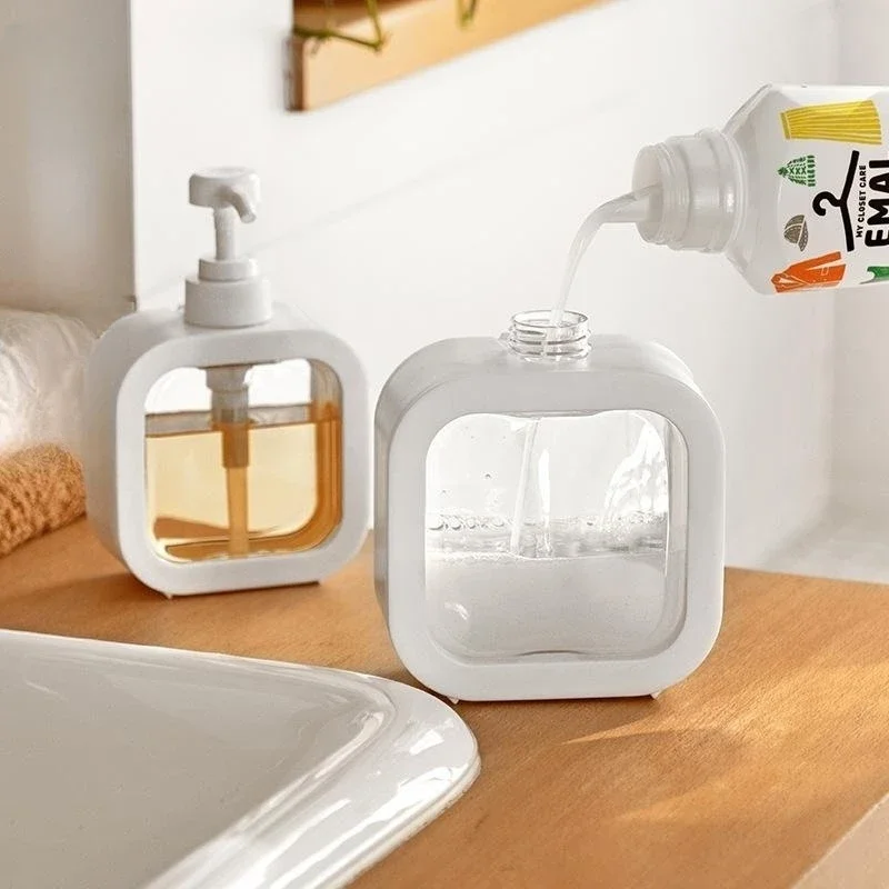 Push-Up Kitchen Soap Dispenser Cleaning Liquid Dispenser Bottle Large Capacity Cleaning Liquid Container Sink Accessories soap liquid box,pressing soap liquid box,soap dispenser
