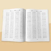 24 Pages Mixed Operations of Addition Subtraction Multiplication Division Math Workbook with Answer Math Practice for Children 2