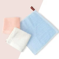 10pcs/lot 20x20cm 20g Small Square Towels Baby Children Towel Wash Face Towel for Kindergarten Kids Customer Logo 3 Colors 1