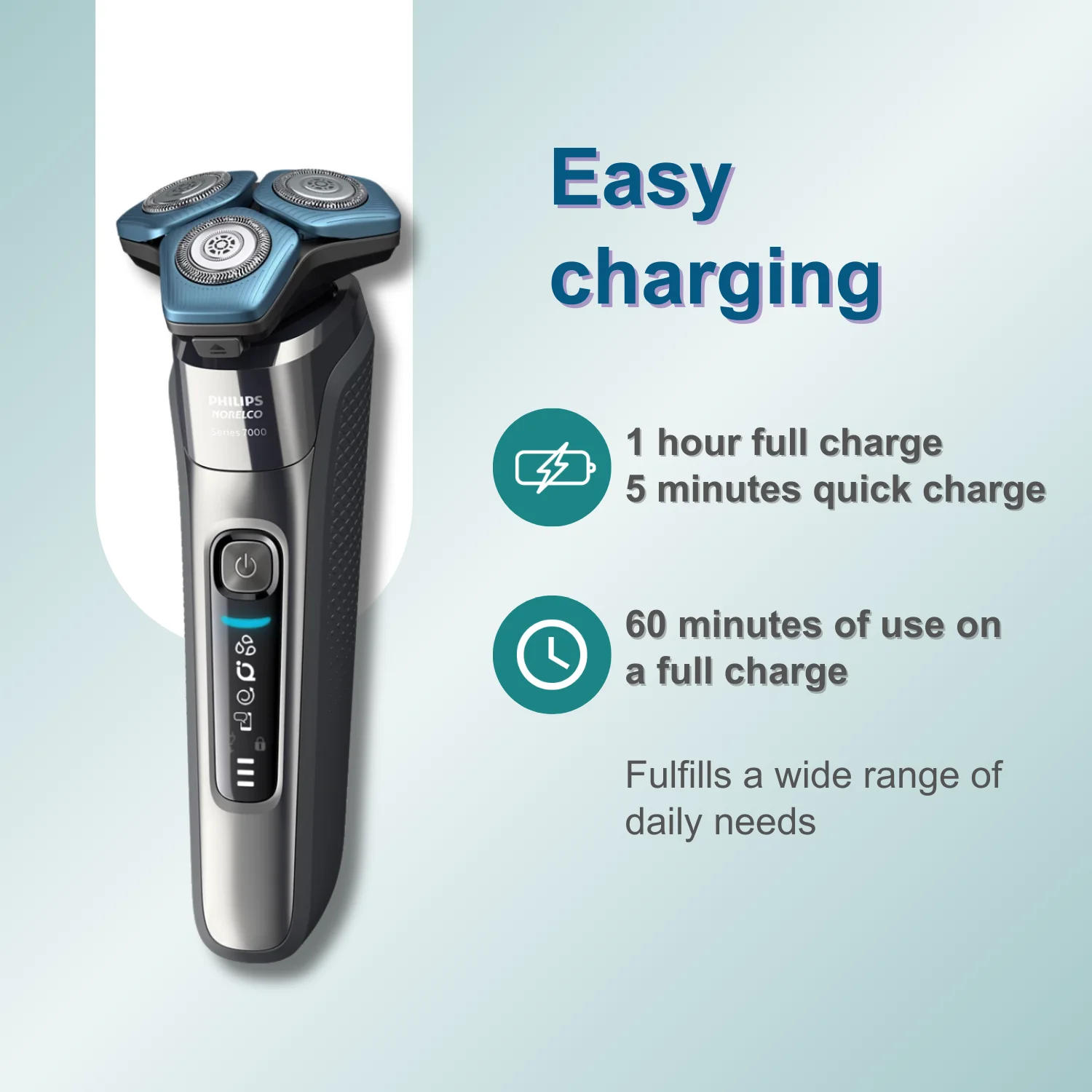 Philips Norelco S7788، حلقات مريحة/جافة، شفرات حما...