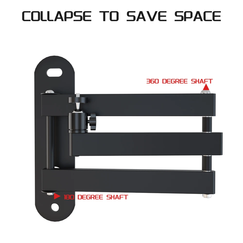 Projector Wall Mount Bracket Boom Arm Stand Aluminum Alloy for Universal 1/4 Inch Screw Hole Item XGIMI TD 3Kg Loading Capacity