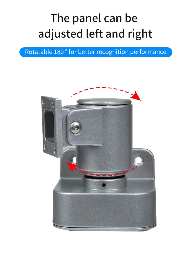 Aluminum Alloy Universal Gimbal Holder Base Wire Brackets for Face Recognition A