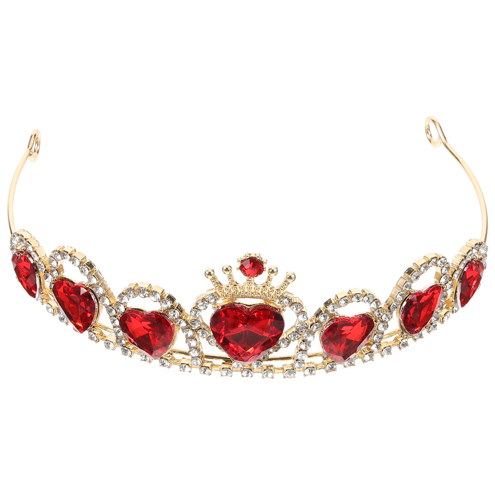 

Crown Copper Crown Decoration Wedding Hair Decoration Handcrafted Acrylic Crown For Wedding Supply Decoration Bride Accessory