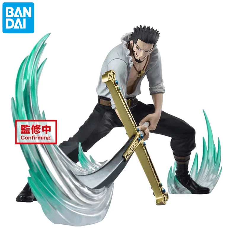 

BANDAI ONE PIECE DXF Great Sword Hero Dracule Mihawk Hawkeye Genuine Anime Action Figures Model Collectible Kids Boys Toys Gifts