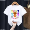 New Kids T Shirt Cartoon Sprunki T-Shirt Children'S Horror Game Graphic Print T-Shirt Boys Fashion Boys/Girls Universal Clothes 2