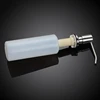 Soap Dispenser For Kitchen Sink Stainless Steel Refill from The Top Built in Design for Counter  with Liquid  LargeBottle 5